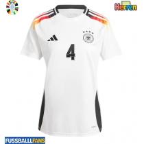 Deutschland Jonathan Tah #4 Heimtrikot EM 2024 Kurzarm